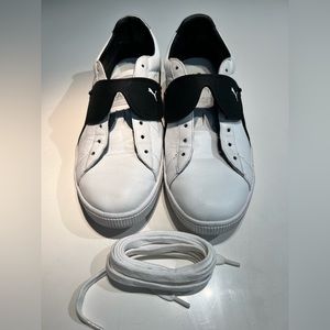 Puma X Karl Lagerfeld Sunglasses Sneakers| Black/White | Size: 10.5 men